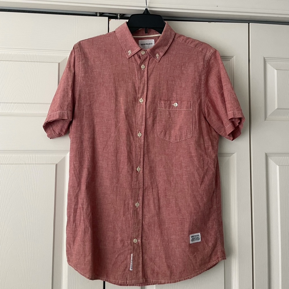 Norse Projects Button Up Polo Collared shirt size medium